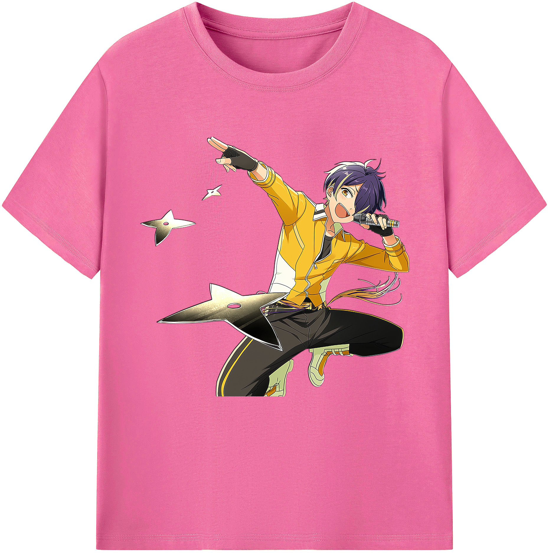 （画像用） あんさんぶるスターズ! Ensemble Stars レディースカジュアルプリントTシャツ（綿100％）